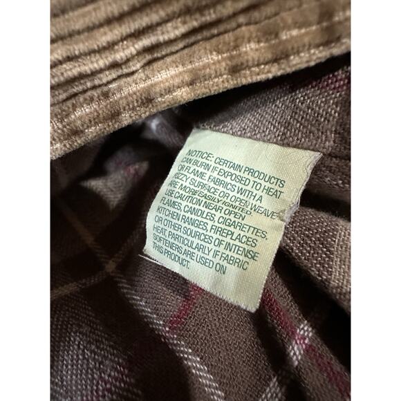 Rare Vintage LL BEAN Plaid Lined Corduroy Canvas Chore Jacket 90s Small - Picture 12 of 12